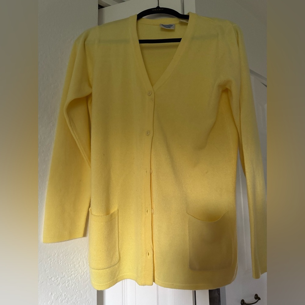 DG2 by Diane Gilman Yellow Cardigan